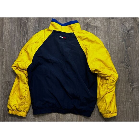 Vintage Tommy Hilfiger Revisable Jacket Logo Windbreaker Full Zip Size Large Mul - Picture 10 of 10